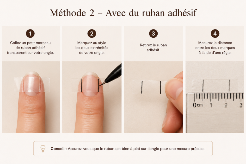 Guide des tailles — Press-on Nails 65731e10 866c 4b6c 8a5e 9560fe717163